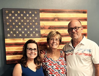 Patty, Sean, and Marianne Gamsby of More Space Place Myrtle Beach