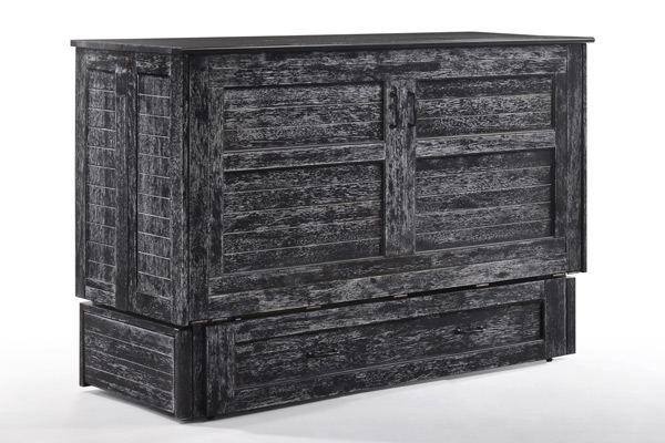 Black Distressed credenza bed
