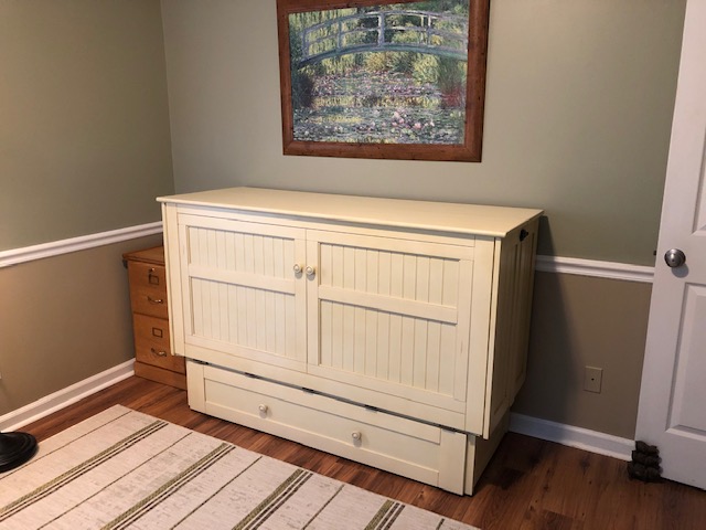 Buttercream credenza bed